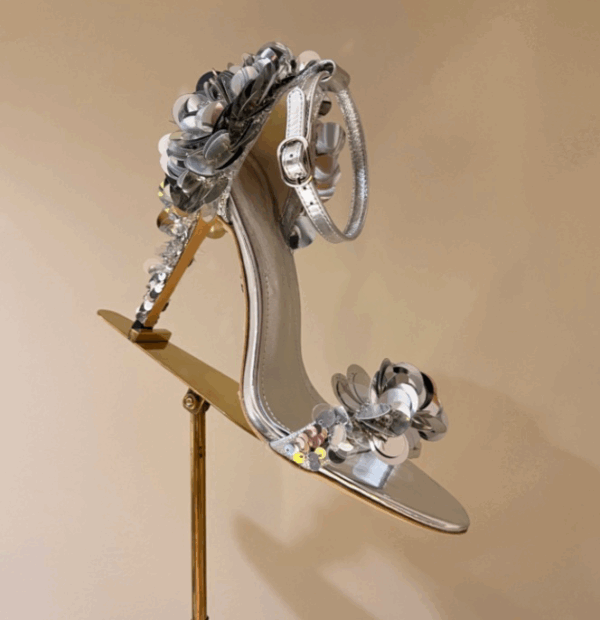 D&G Flower Petal Sequin Heels Look Expensive, Shop Smart!