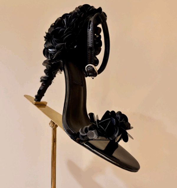 D&G Flower Petal Sequin Heels - Image 3