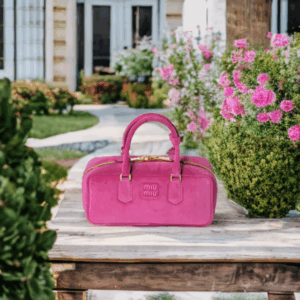 Miu Miu Suede Hand Bag Look Expensive, Shop Smart on The Little Yellow App