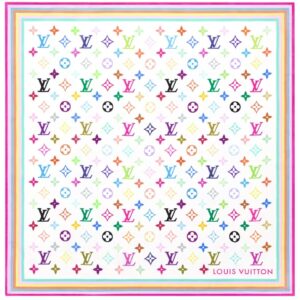LV x TM Bloom Silk Scarf
