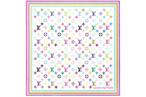 LV x TM Bloom Silk Scarf