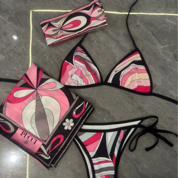 Pucci Swimwear with Scarf Look Expensive, Shop Smart on The Little Yellow App