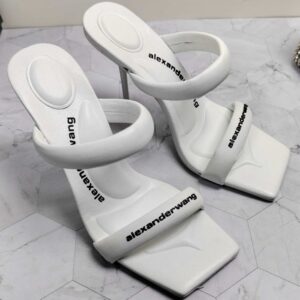 Alexander Wang Logo Print Sandals on The Little Yellow App. Look Expensive, Shop Smart