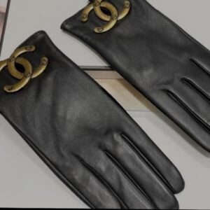 Chanel Leather Winter Gloves only on The Little Yellow App