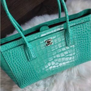 Chanel Croc Small Tote Bag only on The Little Yellow App