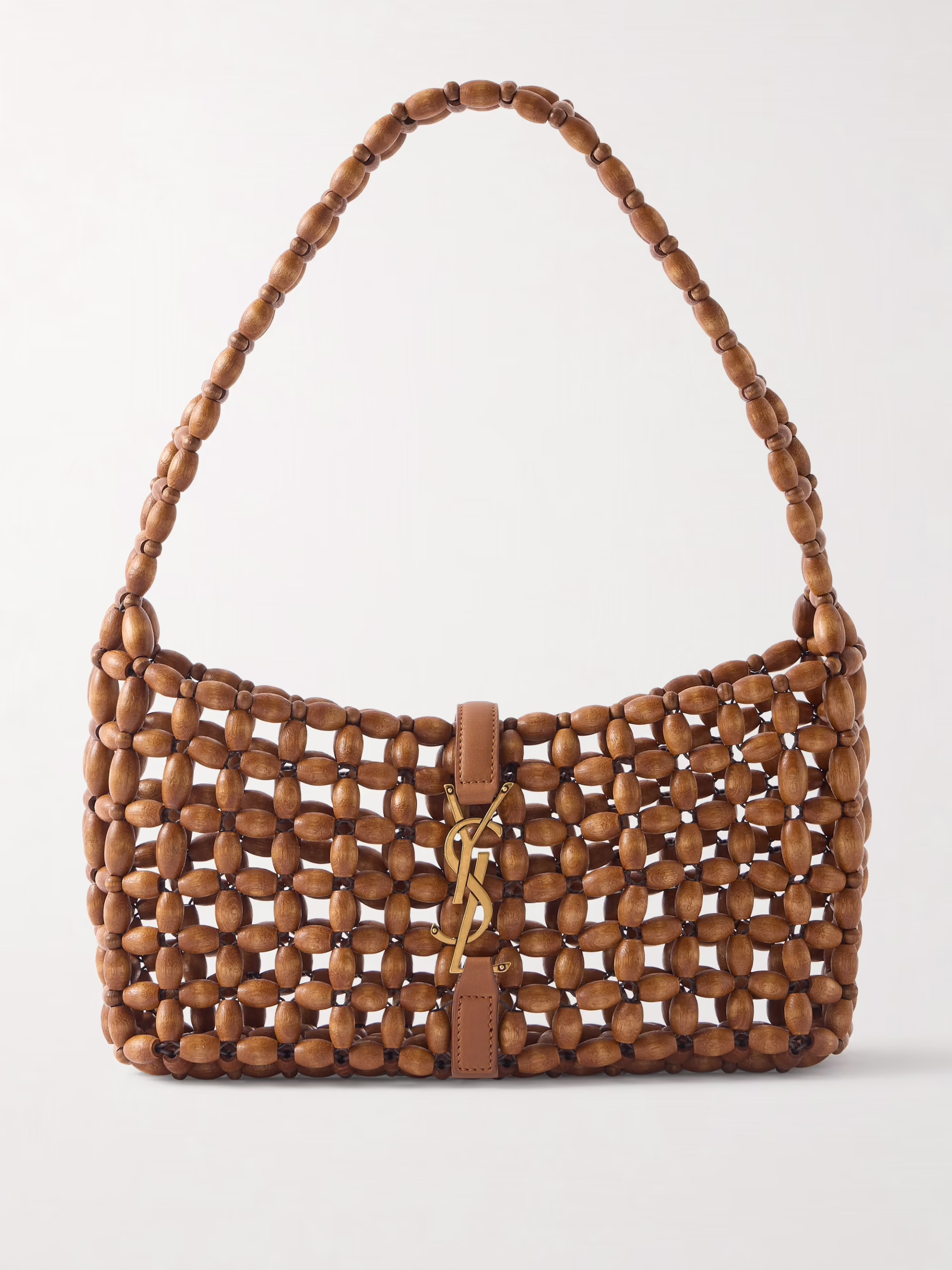 YSL WOODEN BAG ON THE LITTLE YELLOW APP